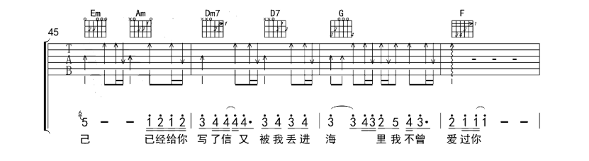 《陷阱吉他谱》_王北车_C调 图6